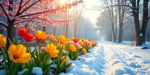 Enchanting Floral Wonderland &ndash; Beautiful Flower Wallpaper Background