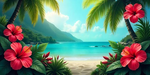 Enchanting Floral Wonderland &ndash; Beautiful Flower Wallpaper Background