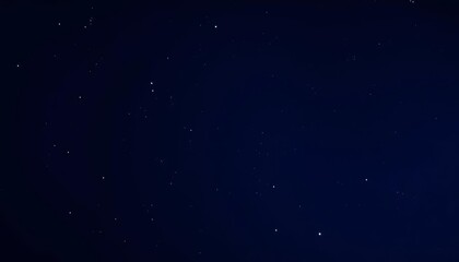 Obraz premium Subtle night sky, minimal stars glowing faintly on dark blue backdrop, artwork, night sky