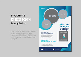 Business brochure flyer design a4 template