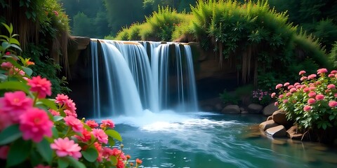 Enchanting Floral Wonderland &ndash; Beautiful Flower Wallpaper Background