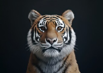 Tiger  front view  
