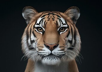 Obraz premium Tiger front view 