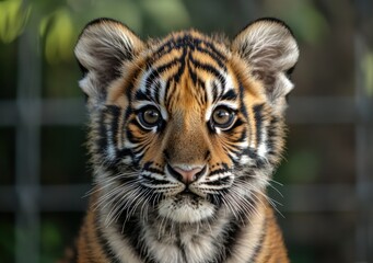 Fototapeta premium Tiger front view 