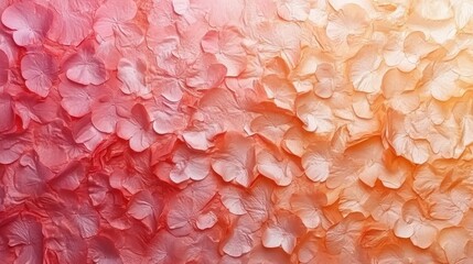 Soft Pink and Orange Petal Background for Elegant Design Projects