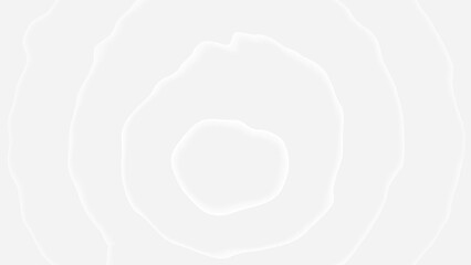 White color circle wave background motion illustration 4k.