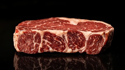 A tender piece of roast beef cut from a round, highlighting its softness and juicy texture with a perfect cross-section.