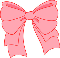Coquette Pink Bow Ribbon