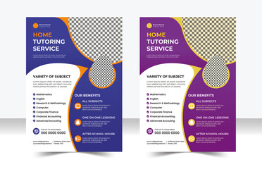 Modern Home Tutor Flyer Template, Private Tuition Advertisement
Home Tuition Flyer, Online & Offline Private Tutor Design
Professional Tutoring Flyer, Personal Tutor & Coaching Center Promotion