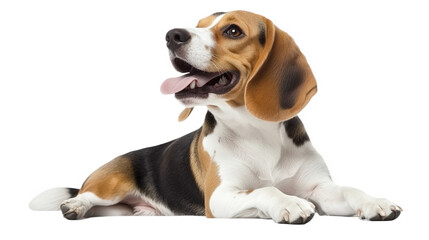 Playful Beagle Dog Portrait