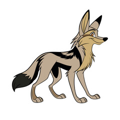 Cartoon coyote design