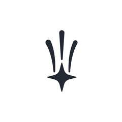 star icon logo vector illustration. star symbol template for graphic and web design collection