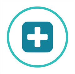 Fototapeta premium first aid kit icon