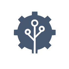 tech icon for technology and digital innovation.eps