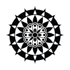 mandala round ornament