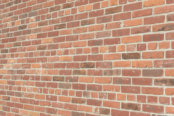 brick wall at a slight angle