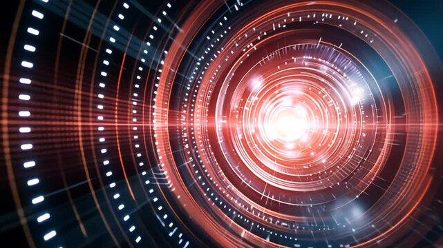 Datenreise durch digitale Lichtspirale