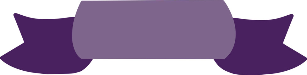 Purple Ribbon Illustration