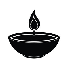 vector illustration of a candle