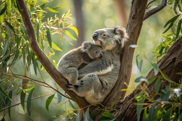 Obraz premium koala in tree