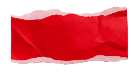 a red torn paper texture with rugged edges and visible creases
