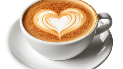 Aromatic Latte with Heart Design
