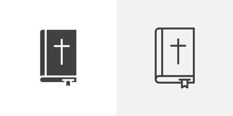 Bible Icon set. vectors for apps and website designs