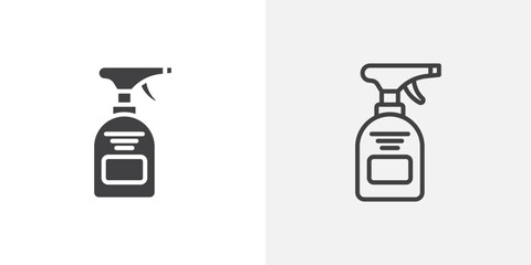 Cleaning spray Icon set. vectors for apps and website designs