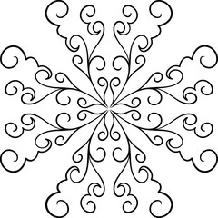 Decorative Radial Ornament