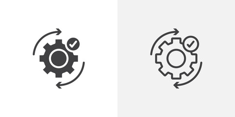 Optimization Icon set. vectors for apps and website designs