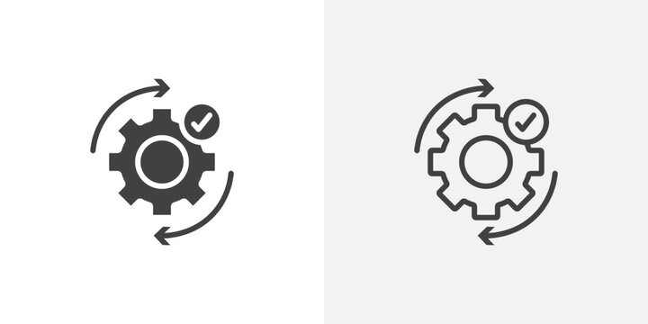 Optimization Icon set. vectors for apps and website designs