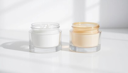 cosmetic cream in a jar