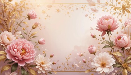 pink flowers background