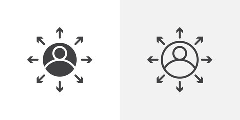 Self awareness Icon set. vectors for apps and website designs