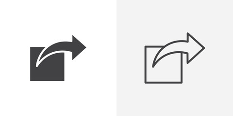 Share Icon set. vectors for apps and website designs