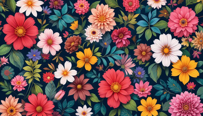 pattern with flowers