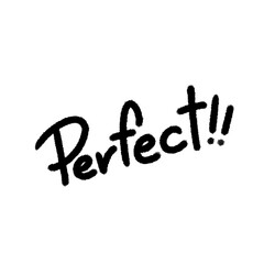 compliment perfect png doodle handwrite cartoon kid element
