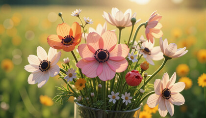 Wildlife photographer capturing nature on river at dusk, artistic vision