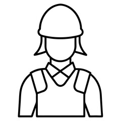 Army Soldier Line Art Drawing