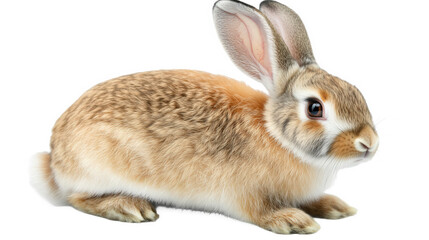 Fototapeta premium Adorable Baby Rabbit in Profile View