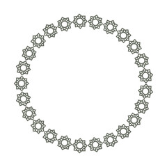 Decorative patterned frame