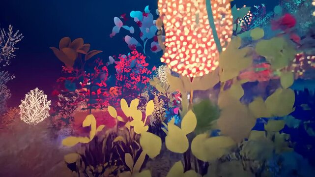 Enchanted Forest Animation with Magical Creatures and Fairies in a Mystical Fantasy Wonderland