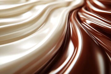 Chocolate and Milk Chocolate Swirls.