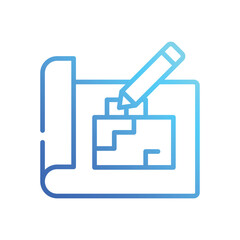 Blueprint  vector icon