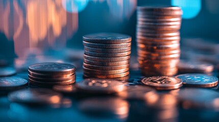 Businessman analyzing bitcoin, gold, and stock investments, representing modern financial strategies, digital currency trends, and wealth management in contemporary global markets.