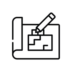 Blueprint  vector icon