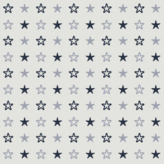Seamless vector background with colorful stars. Lilac stars five-pointed vector for wallpaper, textile, fashion, background, stationary, wrapping, card, and phone cases.