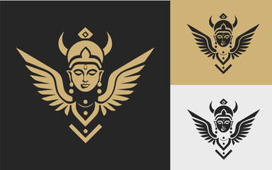 Obraz premium Elegant Balinese Ornament Logo for Your Brand