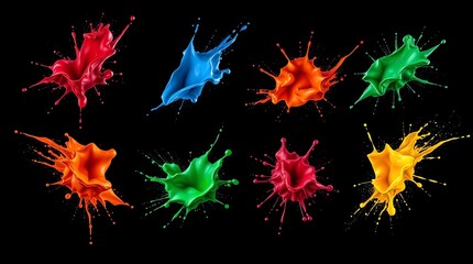 Colour  splash wallpaper