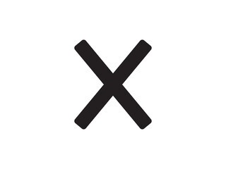 The cross  icon typically signifies cancellation, rejection, or closing something, such as a window, notification, or action and illustration work.